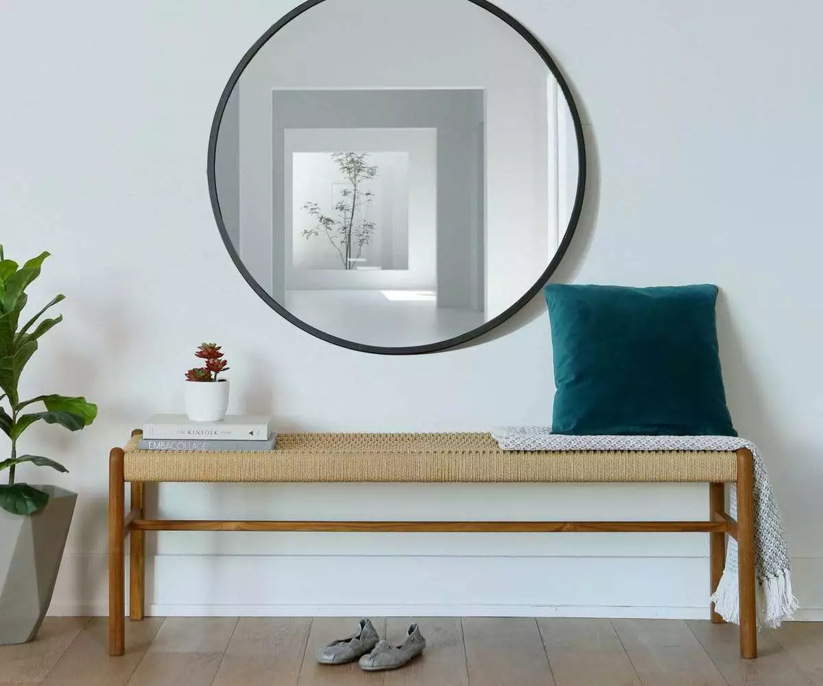 S13 Janelle 36" Round Mirror 2 S13 Janelle 36" Round Mirror - Image 2