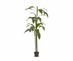 S64 Tall Potted Faux Bird of Paradise Floor Plant