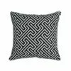 J18 Palma 18" Outdoor Toss Pillow - Black