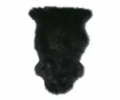 A17 Sheepskin Throw - Black