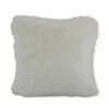 B36 Rorik Faux Fur Pillow Cover - White
