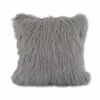 B36 Boras 18 x 18 Mongolian Faux Fur Pillow Cover