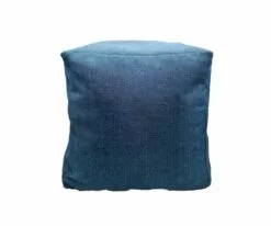 B36 Caleb Canvas Pouf