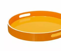 C57 Etne Round Serving Tray -Home Decor Sales C57 6550 18 YE 1