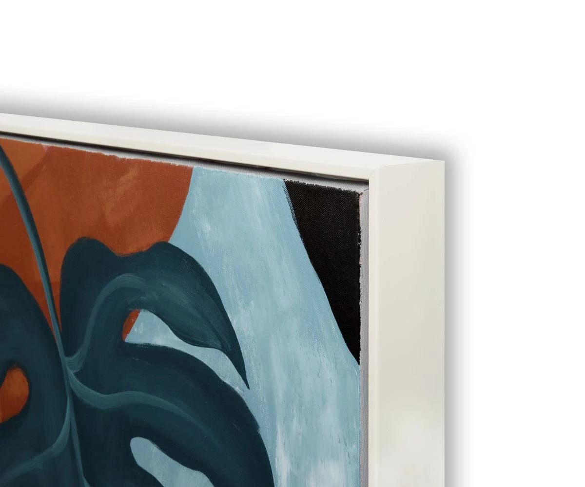 F27 Moonlit Monstera Oil Painting 2 F27 Moonlit Monstera Oil Painting - Image 2