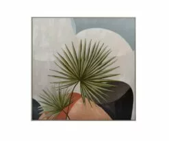 F27 Moonlit Fronds Oil Painting