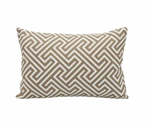 J18 Palma Outdoor 12" Lumbar Toss Pillow - Taupe 4 J18 Palma Outdoor 12" Lumbar Toss Pillow - Taupe -Home Decor Sales J18 NEG 12 TP 1