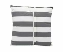 J18 Tide Outdoor 18" Striped Pillow 15 J18 Tide Outdoor 18" Striped Pillow -Home Decor Sales J18 NEWKO 18 BK 3