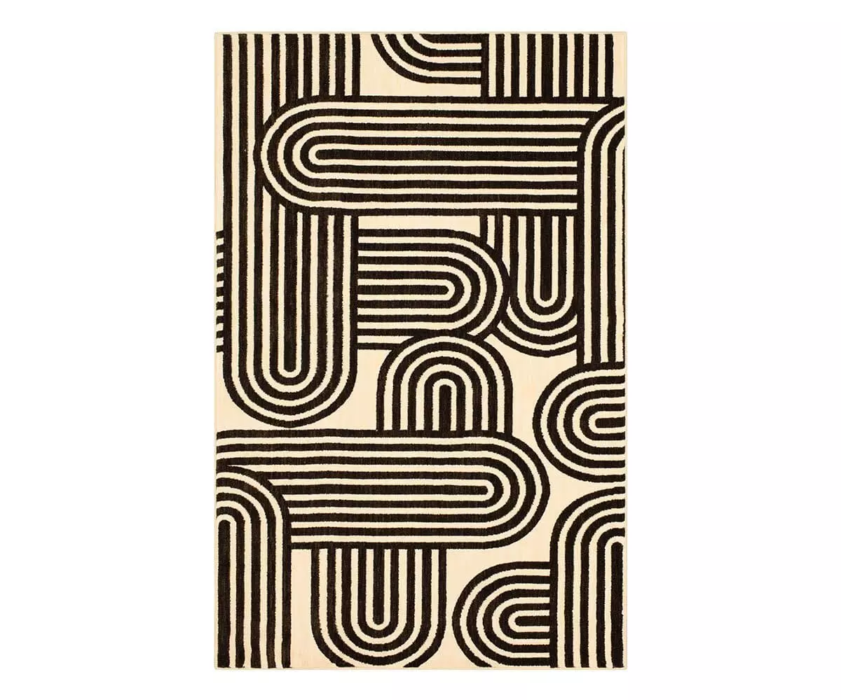 K01 Artisan Mod Rug - Charcoal 1 K01 Artisan Mod Rug - Charcoal