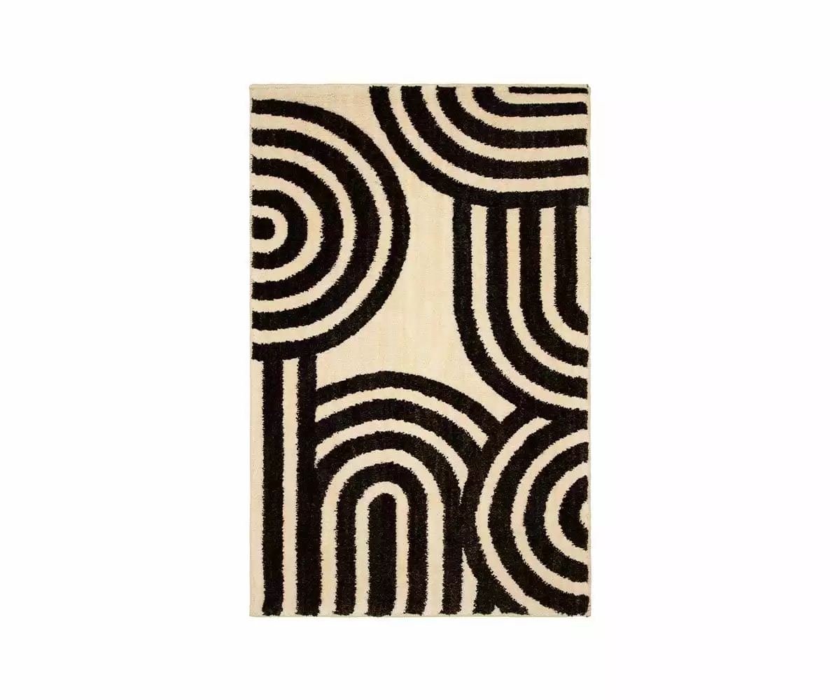 K01 Artisan Mod Rug - Charcoal 2 K01 Artisan Mod Rug - Charcoal - Image 2