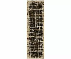 K01 Expressions Elan Rug Runner - Onyx