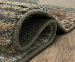 K01 Epiphany Precarious Rug - Stria Frost Grey -Home Decor Sales K01 PrecariousStria FrostGray 05
