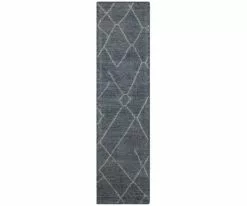 Home Decor Sales 30 K01 Tangier Spartel Rug Runner - Blue Steel