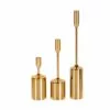 M74 Metal Tapered Candle Holders - Set of 3