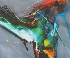 P24 Winter Rainbow Abstract