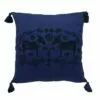 B36 Embroidered Billy Goat Pillow Cover