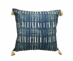 B36 Embroidered Batik Pillow Cover
