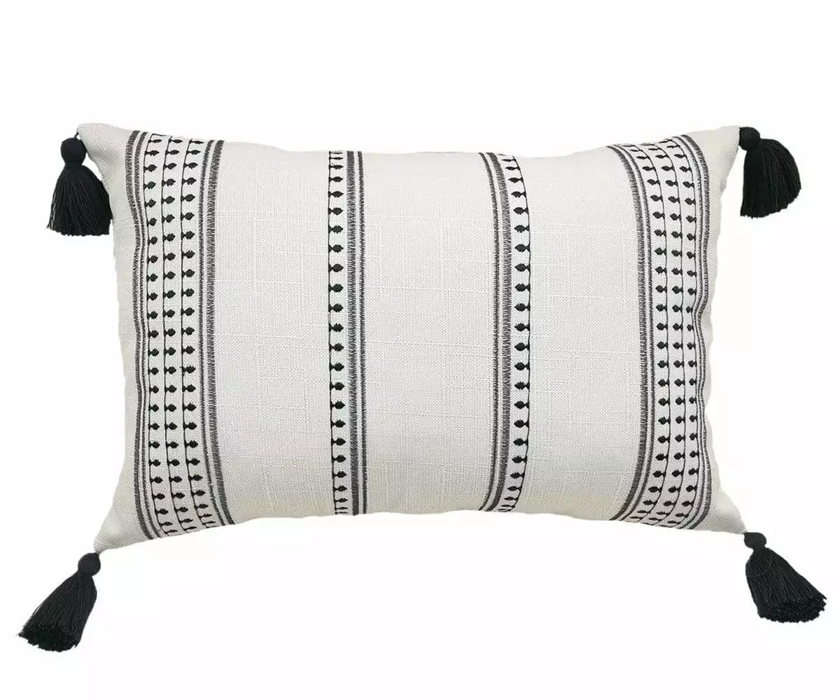 B36 Textured Stripes Pillow Cover 1 B36 Textured Stripes Pillow Cover