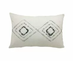 B36 Diamond Print Lumbar Pillow Cover