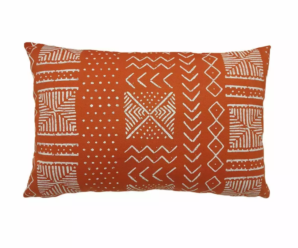 B36 Batik Print Lumbar Pillow Cover 1 B36 Batik Print Lumbar Pillow Cover