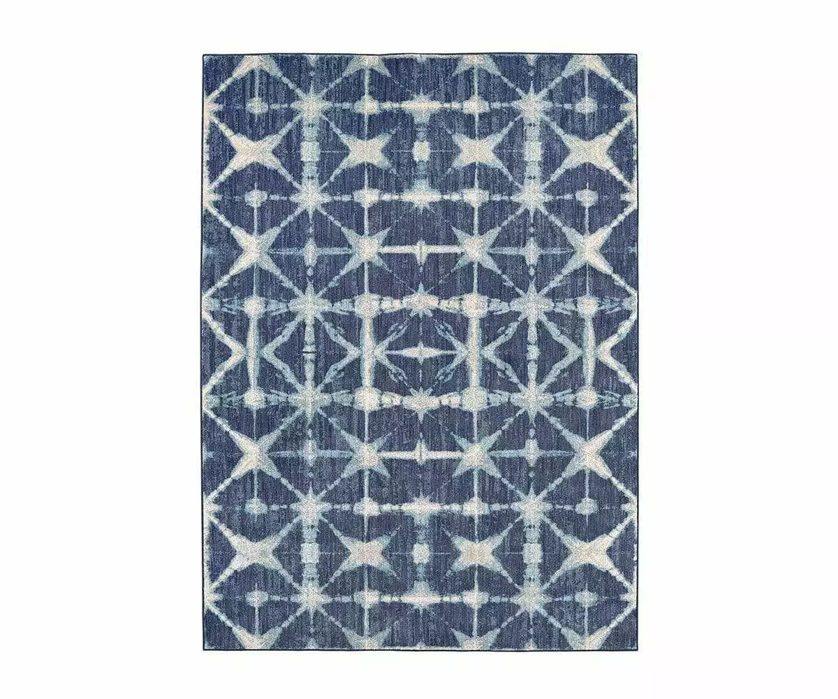 K01 Expressions Triangle Accordion Rug - Indigo 1 K01 Expressions Triangle Accordion Rug - Indigo
