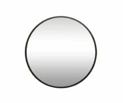 S13 Janelle 36" Round Mirror 8 S13 Janelle 36" Round Mirror -Home Decor Sales S13 JAN 36MIR BK