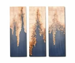 V12 Cascading Copper Wall Art