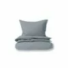B36 Laila Linen Duvet Cover + Shams Set - Blue