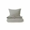 B36 Laila Linen Duvet Cover + Shams Set - Grey